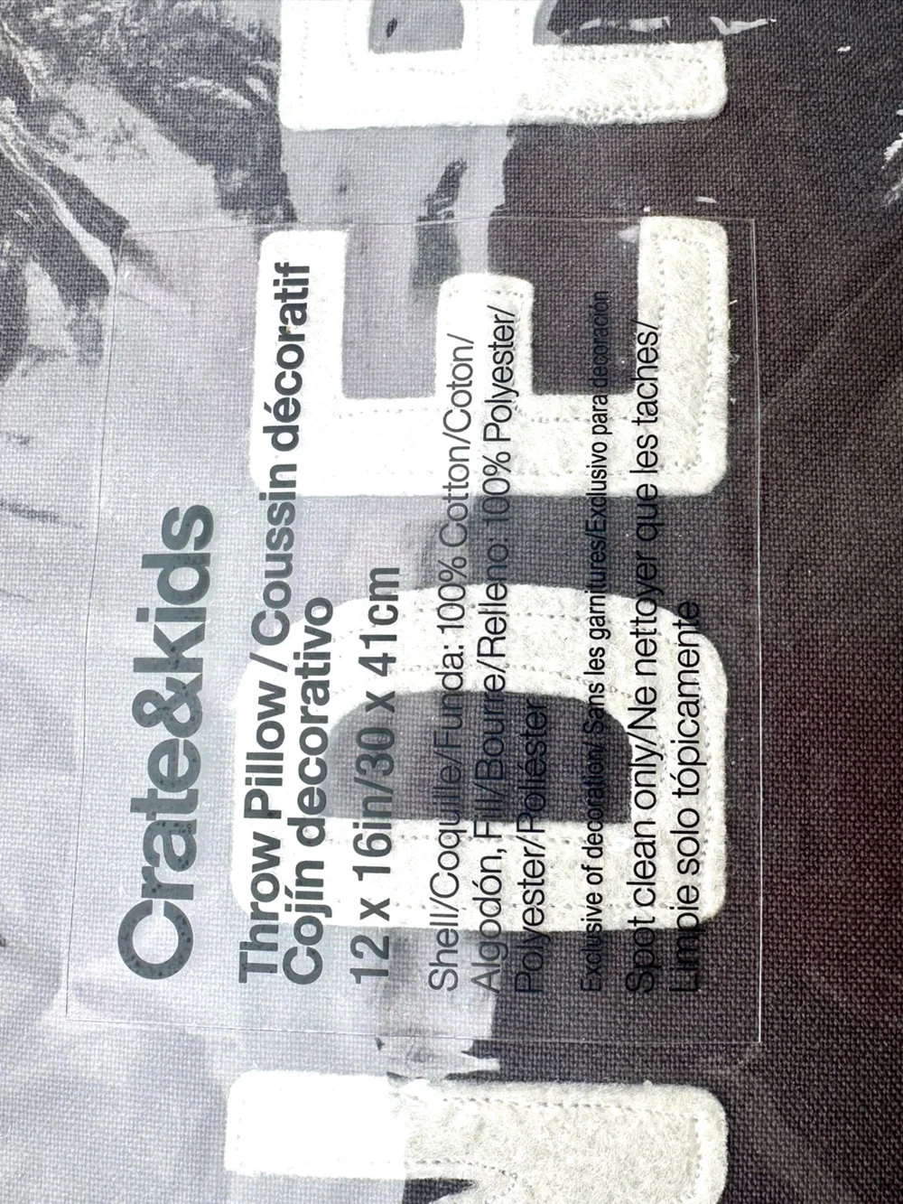 Crate&Barrel charcoal gray